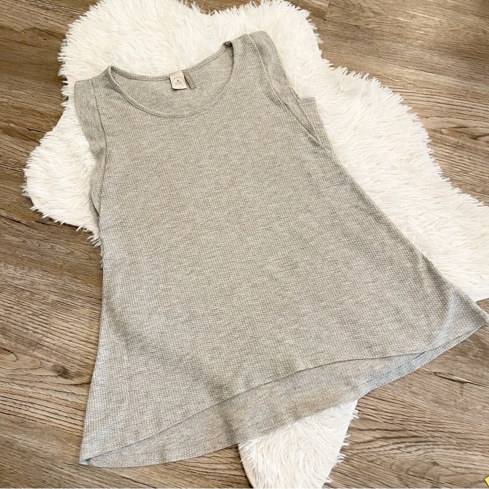 Paper Crane Tank Waffle Knit Flowy Medium Boho Summer